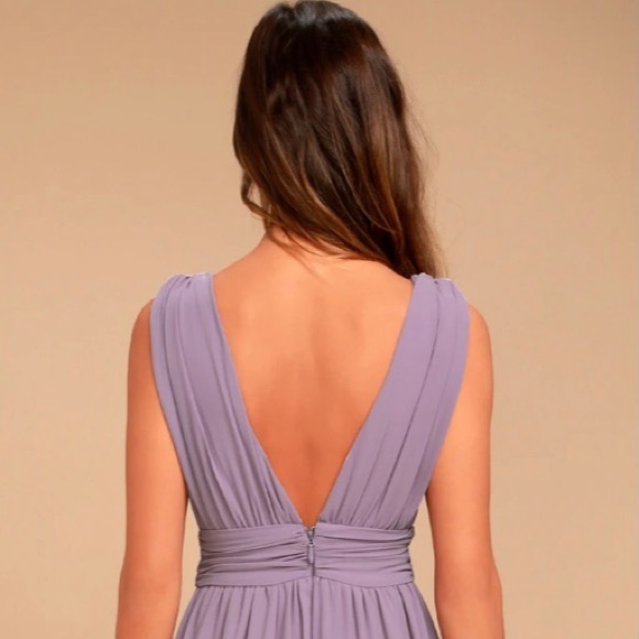 Look like a goddess! flowy Maxi Purple Gown - Picture 7 of 7